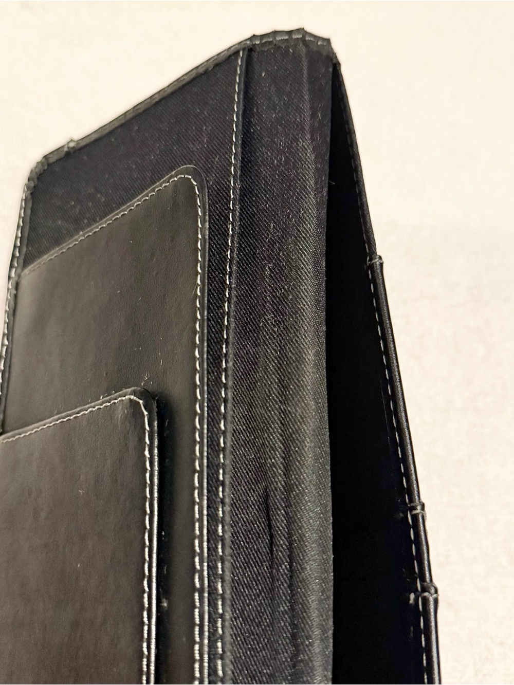 Vintage RH Donnelley Long Wallet / Checkbook Cover – Black - Picture 9 of 10